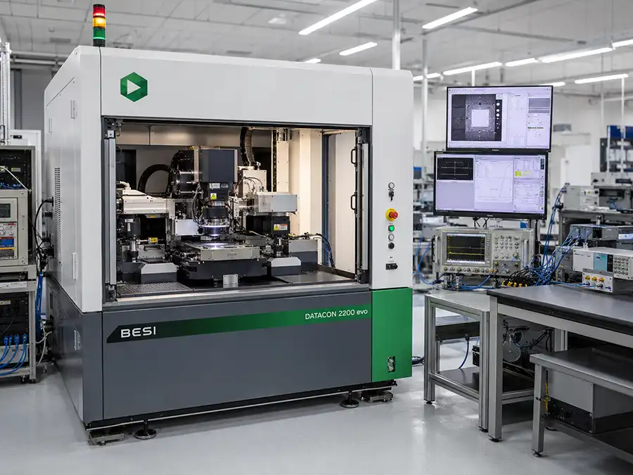 Factory acceptance test setup for refurbished semiconductor die bonding machine