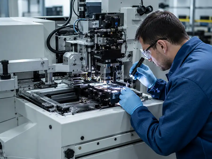 Used BESI DATACON 2200 evo die bonder refurbishment and inspection environment