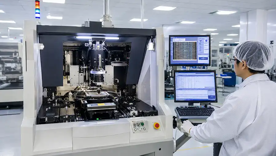 Factory acceptance test review of a used ASM AD838 die bonding machine Factory acceptance test review of a used ASM AD838 die bonding machine