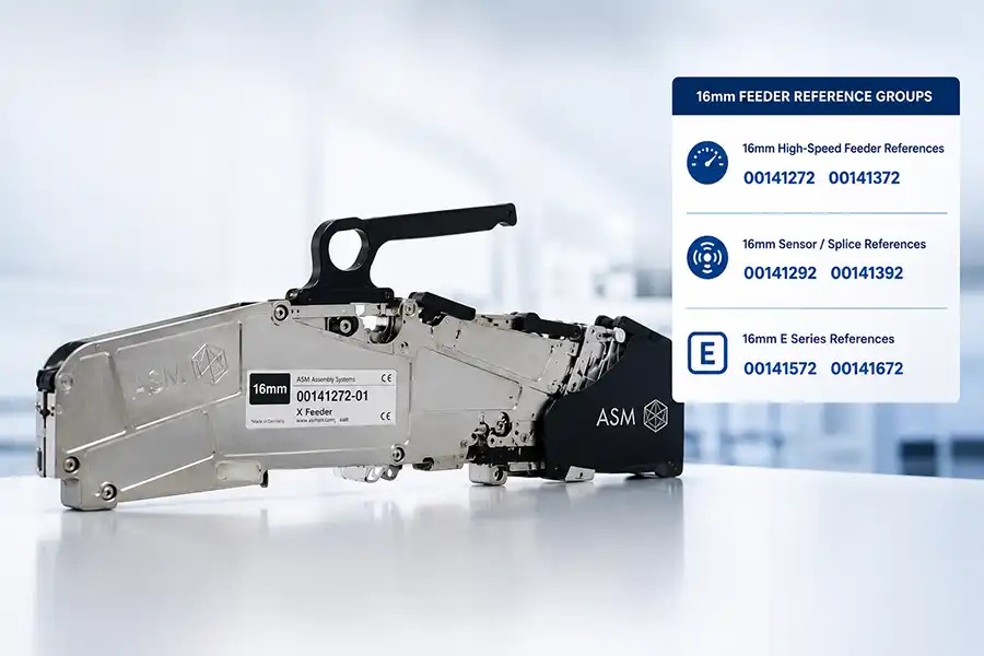 ASM SIPLACE 16mm Feeder Part Number Guide | Sensor, Splice & E Series Checks