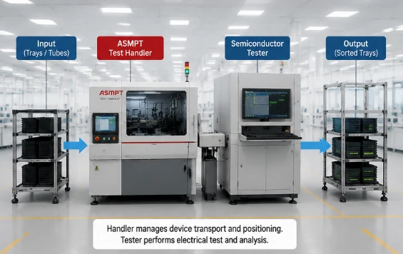 semiconductor test handler operation
