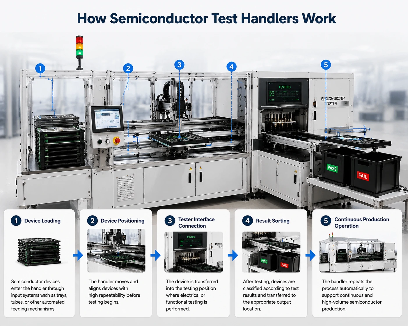 semiconductor test handler technology comparison