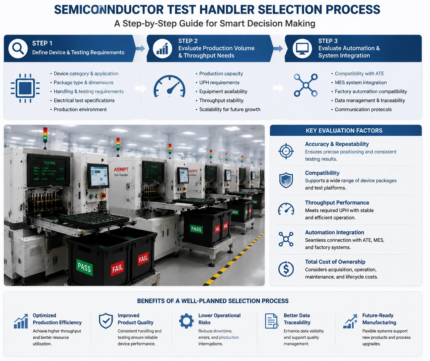 automated testing equipment features