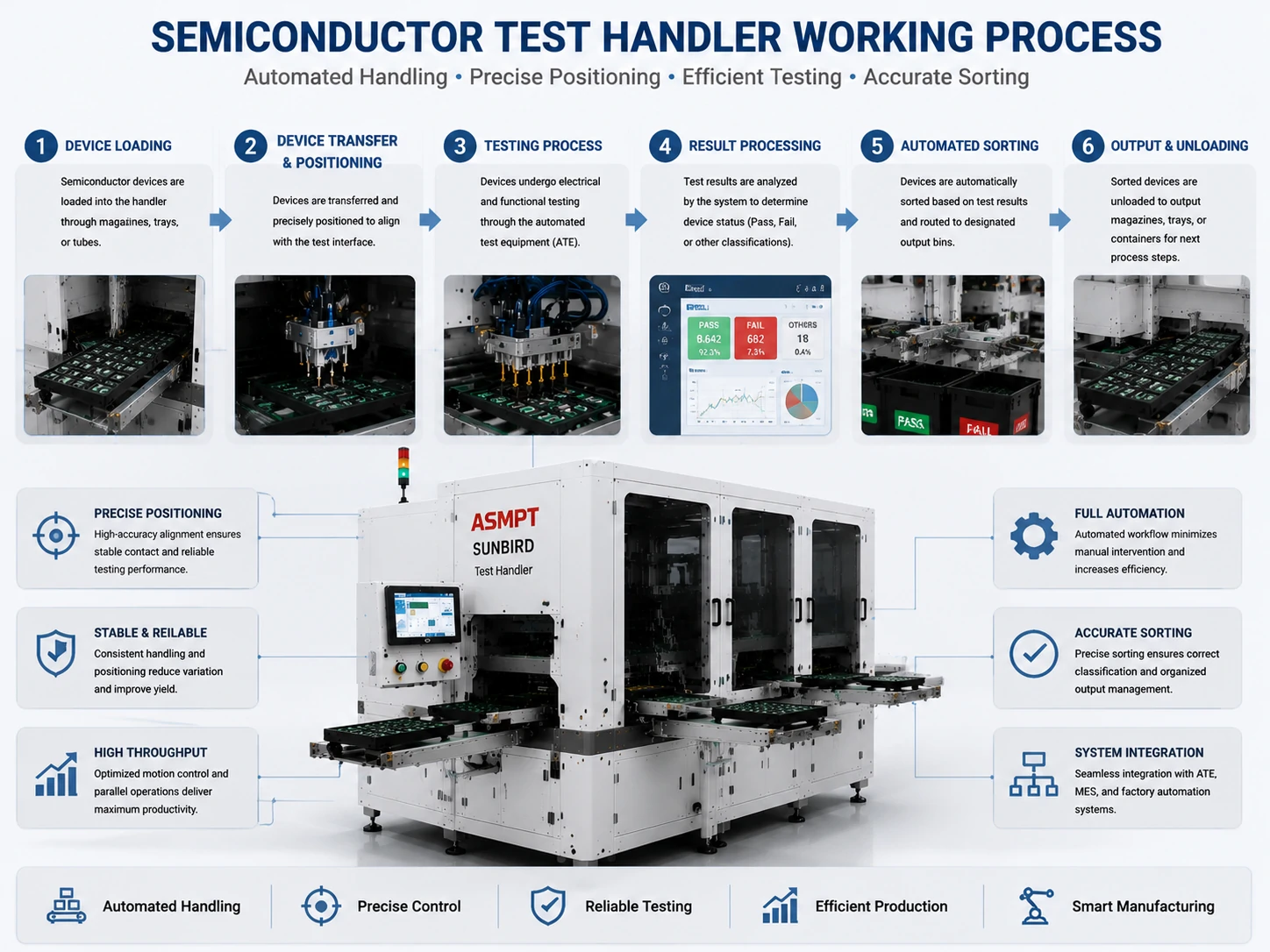semiconductor test handler production line