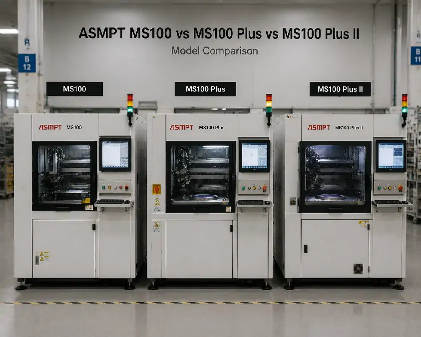 ASMPT MS100 vs MS100 Plus vs MS100 Plus II: How to Compare Used Systems