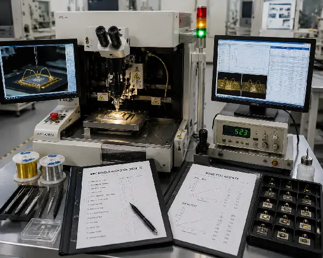 Used Wire Bonder Inspection Guide: Bond Tests, FAT and Delivery